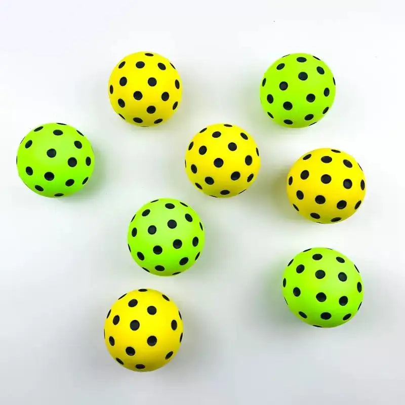 1PC PU Foam Silent Ball for Indoor Pickleball Activities with High Bounce Resistance, Non-Disturbing.