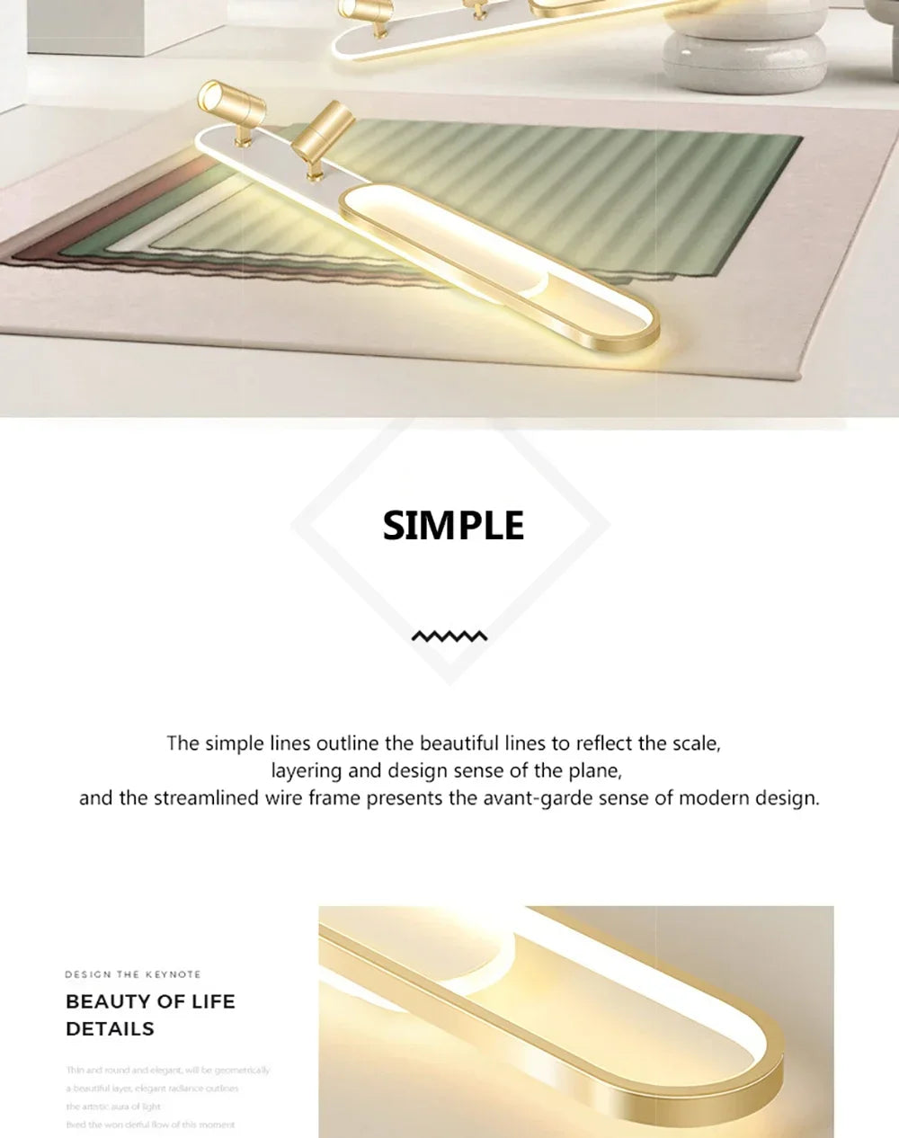 Modern LED Ceiling Lights with Spotlight Aisle Chandelier for Living Room Hallway Cloakroom Lamps Home Indoor Lighting fixtures