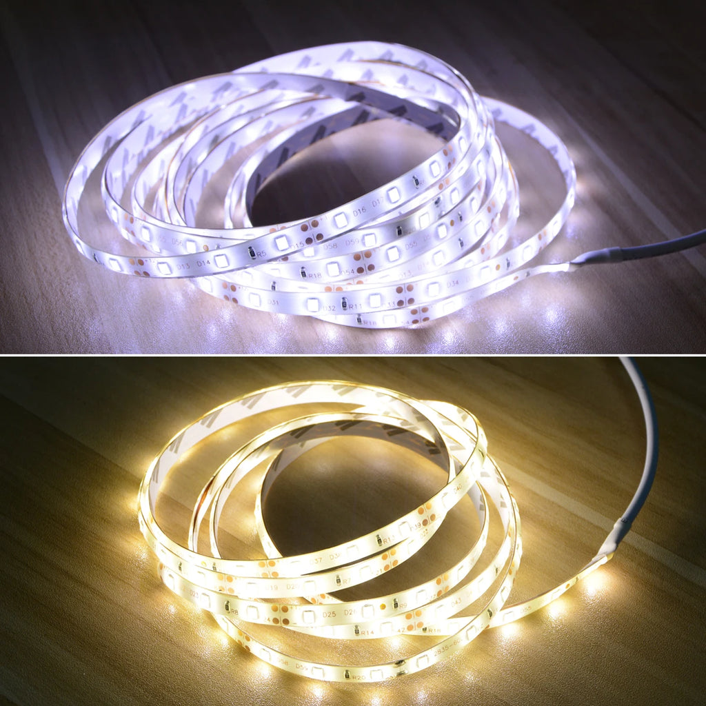 12V Bathroom Mirror Light PIR Motion Sensor LED Strip Light 2835 60led/M Waterproof Smart Night Lamp for Bedroom Bathroom Stair