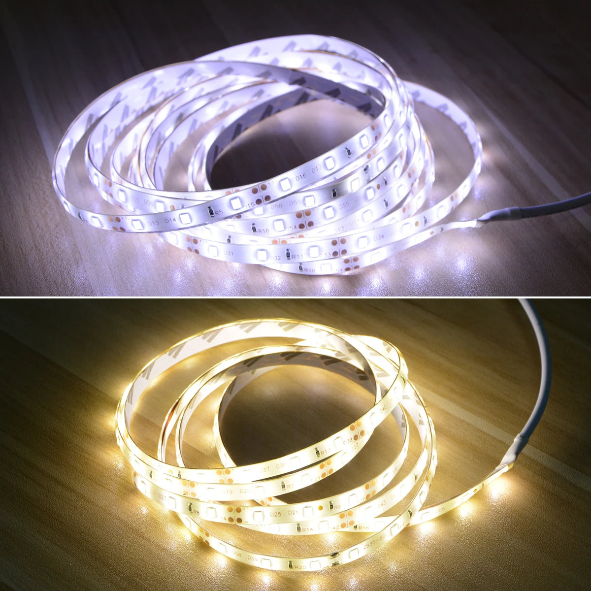 12V Bathroom Mirror Light PIR Motion Sensor LED Strip Light 2835 60led/M Waterproof Smart Night Lamp for Bedroom Bathroom Stair