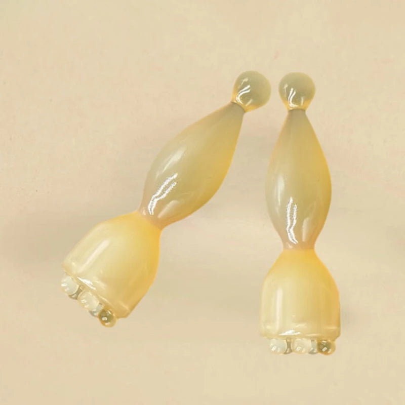 Smooth Face Massage Tools Resin Gua Sha Face Skin Care Massage Sticks Lotus Seedpod Shape Massager Facial Physiotherapy Tool