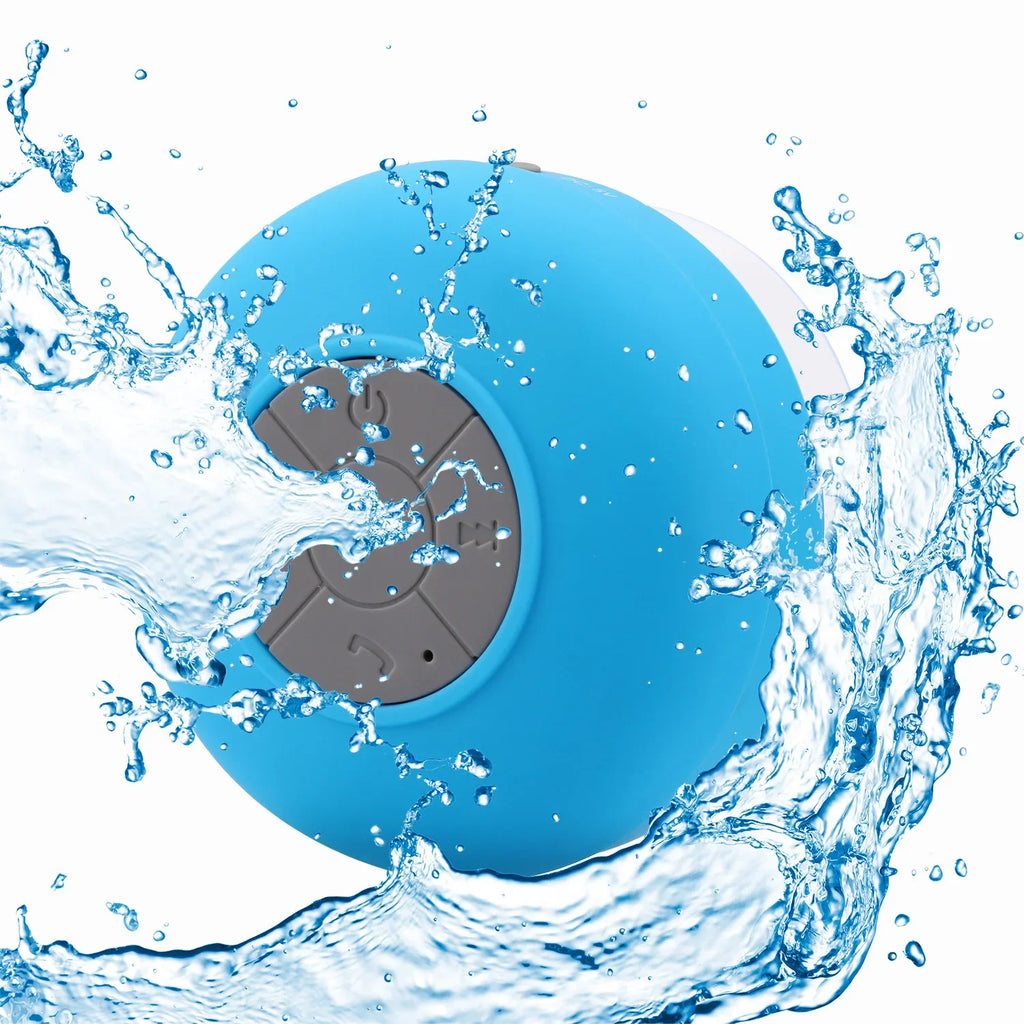 Wireless Bluetooth Waterproof Speaker With Suction Cup Sound For Car, Shower Sound