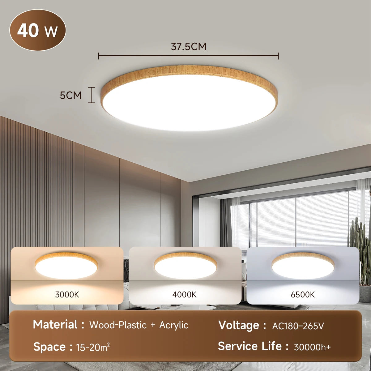 Modern Ceiling Lamp 220V Dustproof Led  Ultra-thin Ceiling Chandelier for Indoor Living Room Bedroom Decorative Ceiling Light