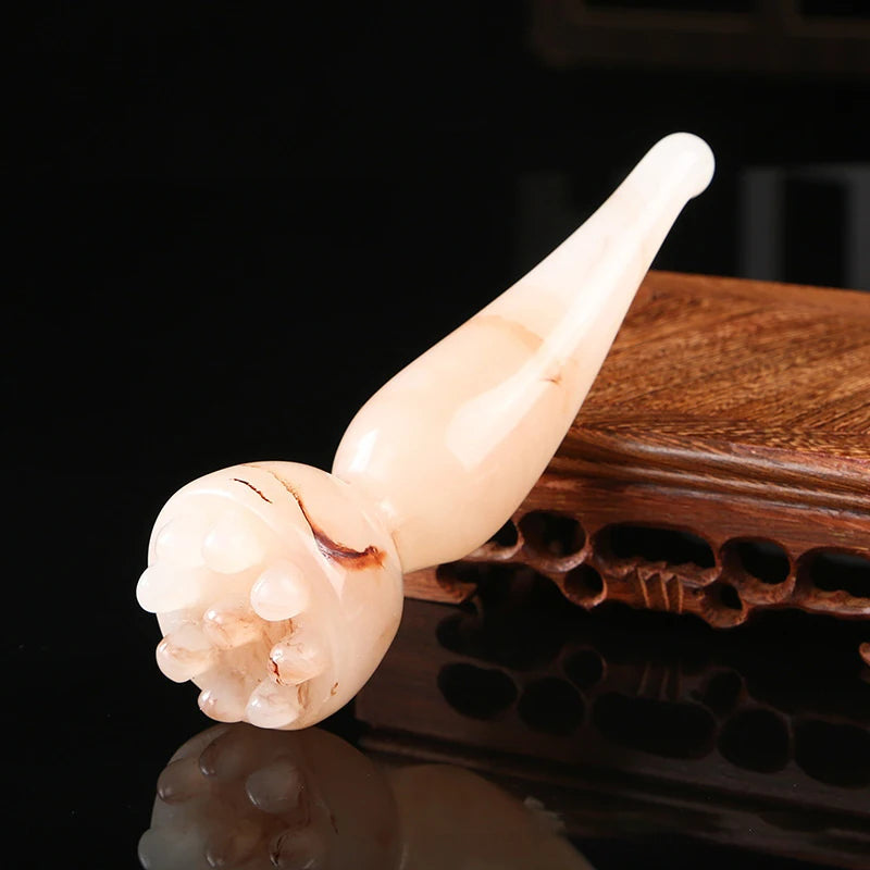 Smooth Face Massage Tools Resin Gua Sha Face Skin Care Massage Sticks Lotus Seedpod Shape Massager Facial Physiotherapy Tool