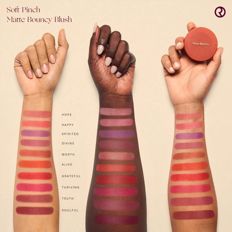 New Rare Beauty Multiuse Soft Matte Mashed Potatoes Blush Lasting Waterproof Natural Cheek Tint Smooth Lightweight Face Makeup