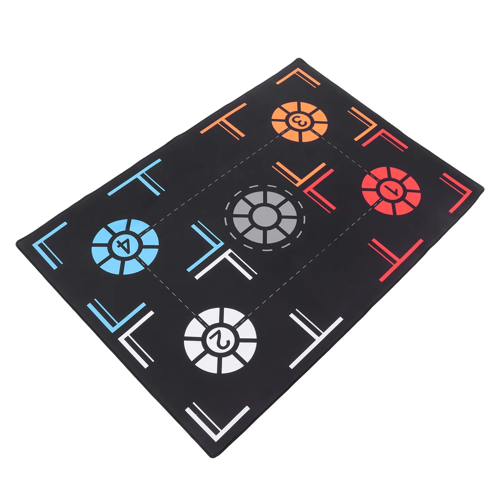 Indoor Sound Insulation Basketball Footstep Mat 2mm Basketball Training Mat Mute Rubber Basketball Training System for Kids