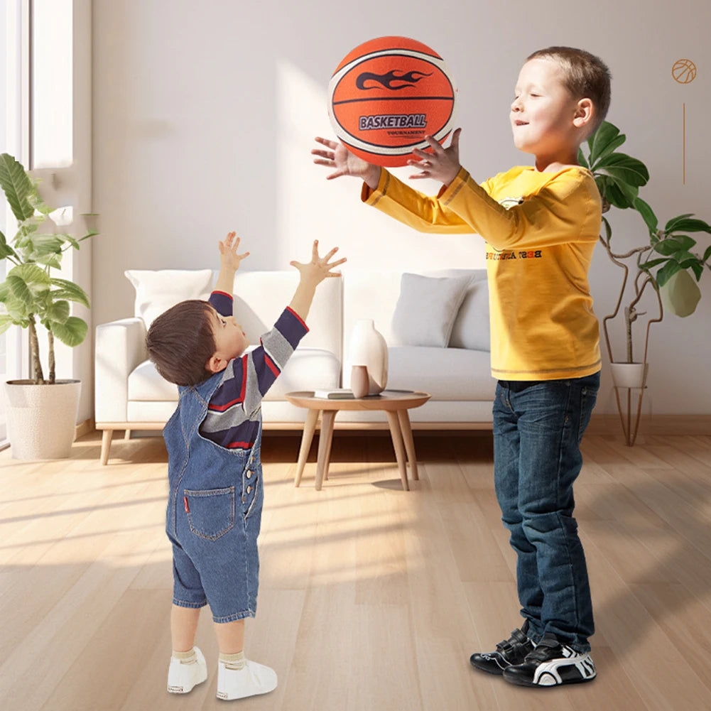 Silent Basketball 18cm 21cm and 24cm High Resilience Air Bounce No Noise Indoor Sports Equipment