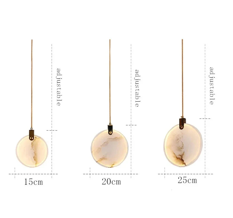 Modern Decorative Lighting Attic Lobby LED Chandelier Luxury Living Room Staircase Marble Pendant Light Villa Ceiling Chandelier