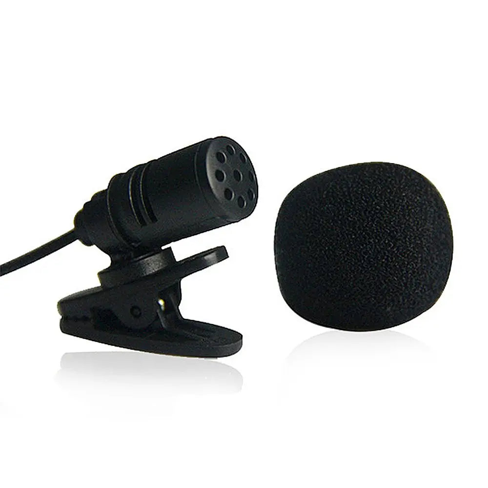 1.5m Portable Amplifier Phone Accessories Clip Microphone Laptop Microphones Wired Mic Tie Clip Microphone Clip-on Microphone