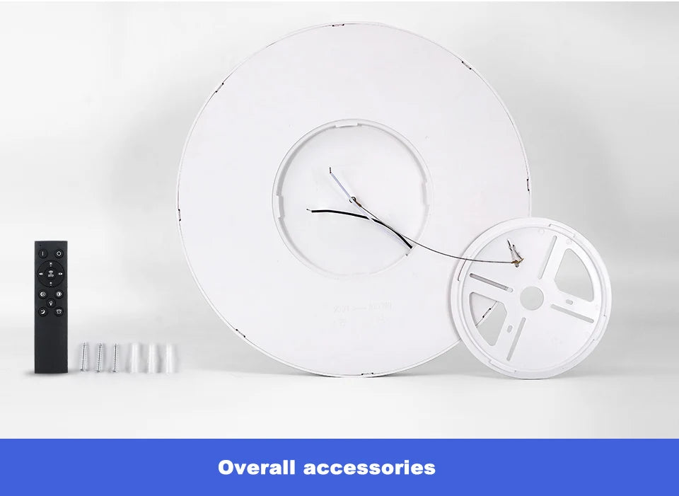 Smart Ceiling Lights 0.94 Inch Remote APP Control Ultra Thin Dimmable Modern Round LED Ceiling Lamp Bedroom Dining Room Kitchen