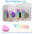 5/10 Sets Care Manicure Set MINI Heat Nail File Set Professional Nail Clipper Kit 3pcs each Pack Nail cuticle clipper Kits