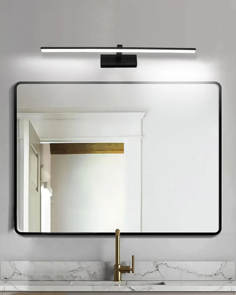 Indoor LED Vanity Lights for Mirror Hardwired 40/60cm Black LED Wall Lights Wall Lamps for Bathroom Picture Lights for Wall