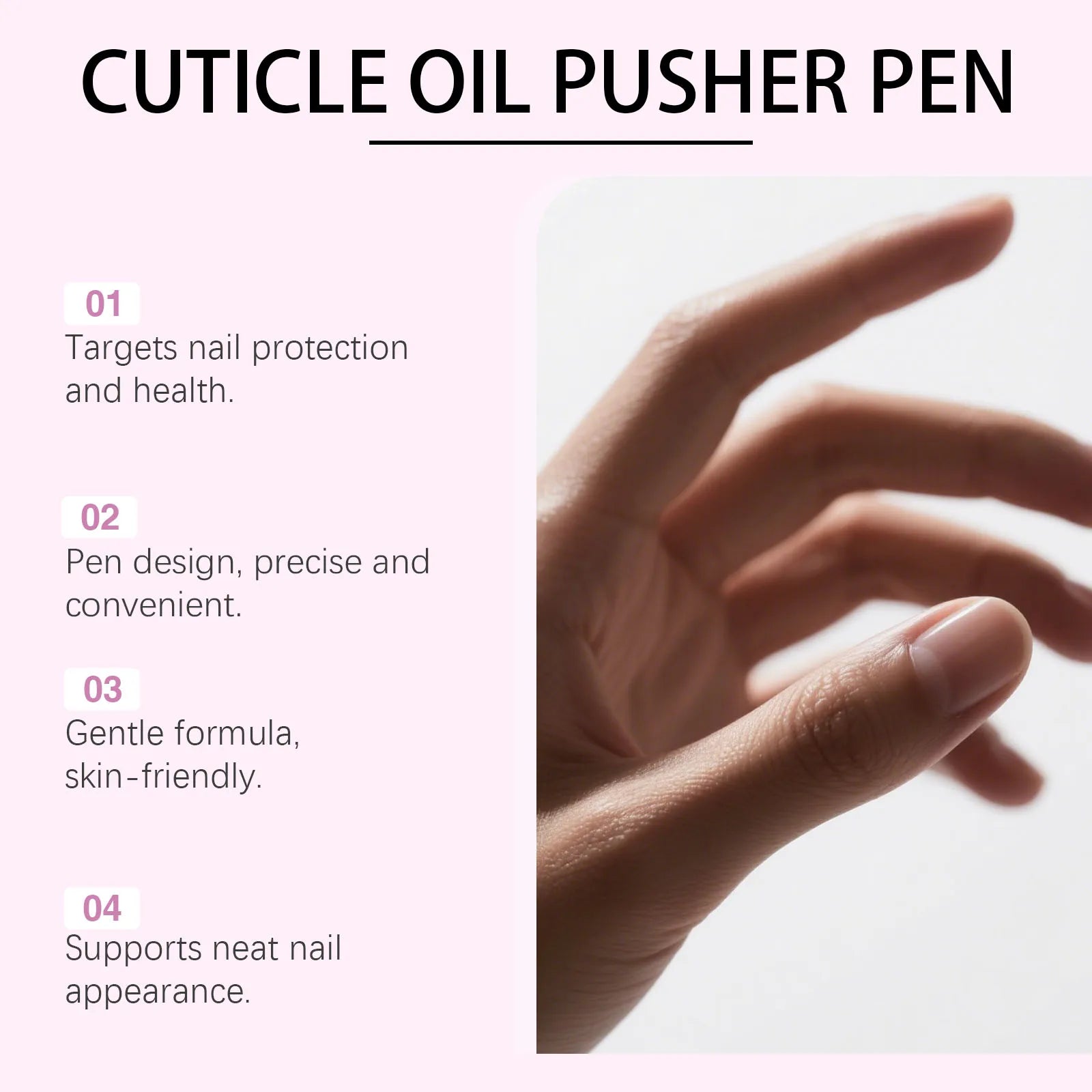 Nail Care Oil Pen - Daily Moisturizing & Nourishing Nail & Cuticle Care Pen, Precise Tip for Easy, Mess-Free Application