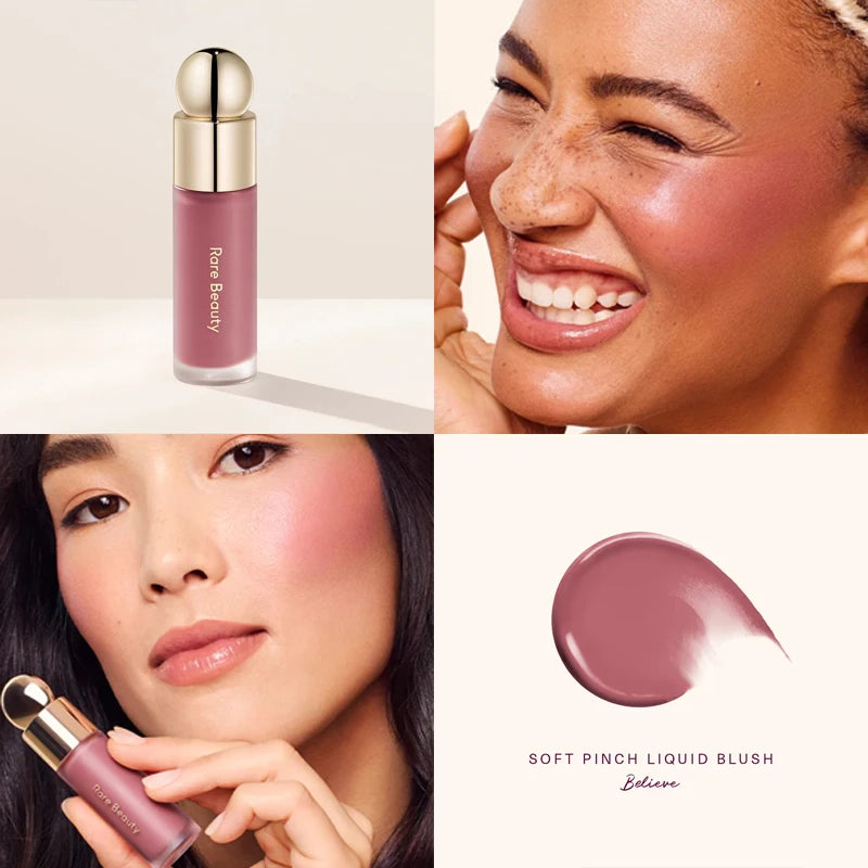 Fashion Rare Beauty Oft Pinch Liquid Blush Silky Lasting Sweat- and Humidity-resistant Cream-to-powder Rouge Women's Face Makeup
