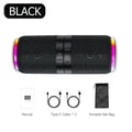 Portable Bluetooth Speaker TWS Stereo Dual Speaker High Volume Wireless Split Speaker Outdoor Waterproof Heavy Bass Speaker