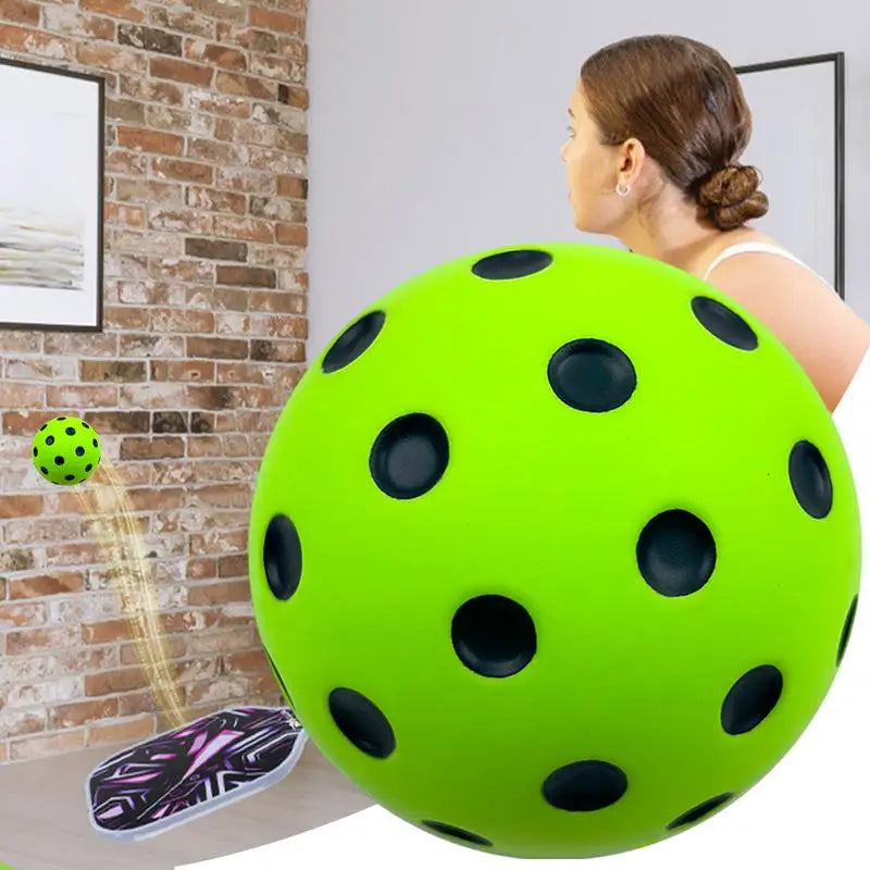 new 1PC Silent Pickleball Indoor Entertainment Silent Practice Ball PU Foam High Bounce Resistance Not Disturbing People