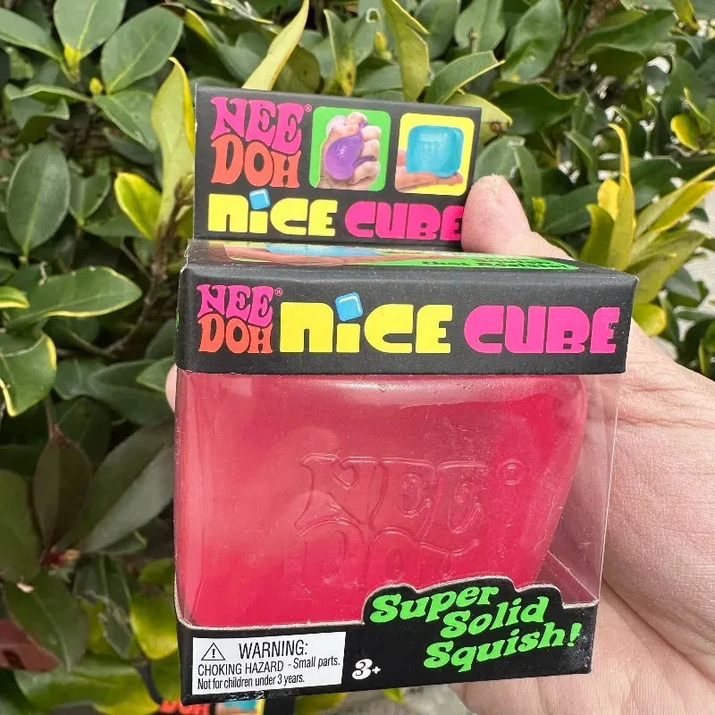 NeeDoh Nice Cube Firm Slow-Rise Sensory Fidget - Desk Stress Ball
