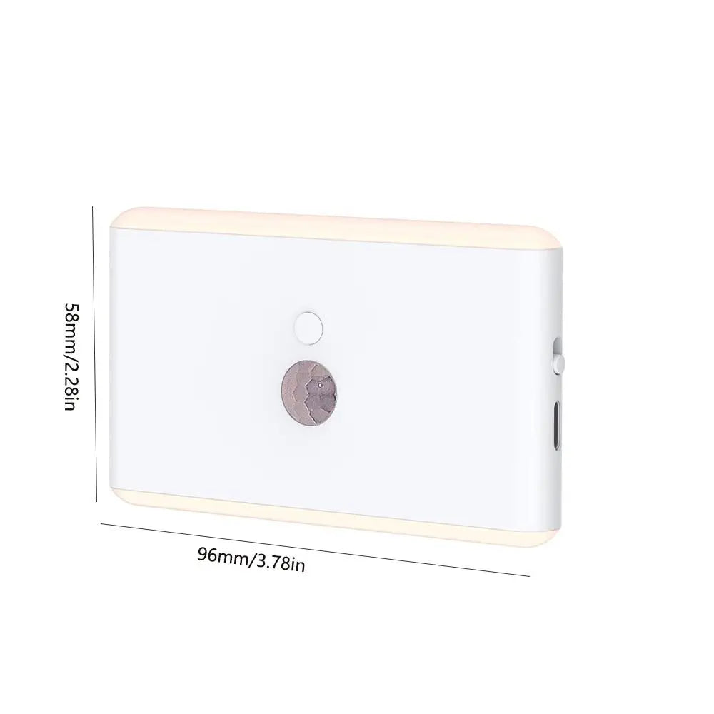 Motion Sensor LED Motion Sensor Night Light Rechargeable Wireless Magnetic Wall Lamp Dimmable Lighting Magnetic