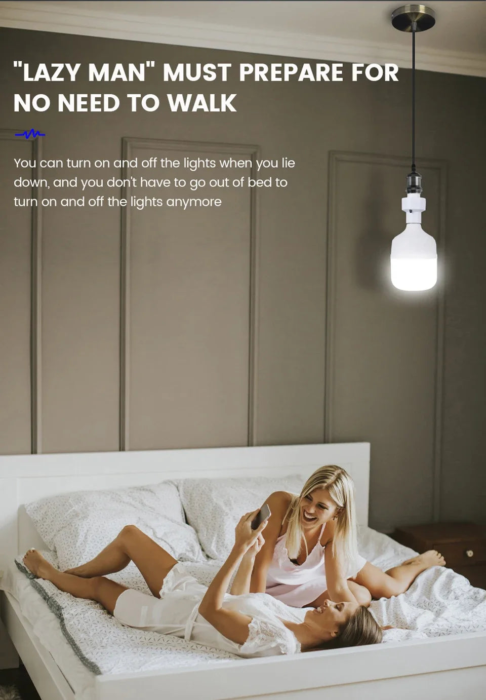 2026 Smart LED Lampholder E27 AC85-265V with Infrared Remote, Timer, Color Changing, Universal Socket, Easy Install for Home Use