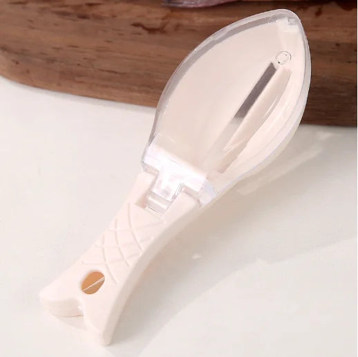 Fish Skin Brush Fast Remove Fish Scale Scraper Planer Tool Fish Scaler Fishing Knife Cleaning Tools Kitchen Cooking Accessorie