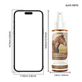 Horse Hair Care Oil 100ml - Mane Shine Essential Oil with Plant Ingredients Nourishing Coat Treatment Easy Carry for All Breeds