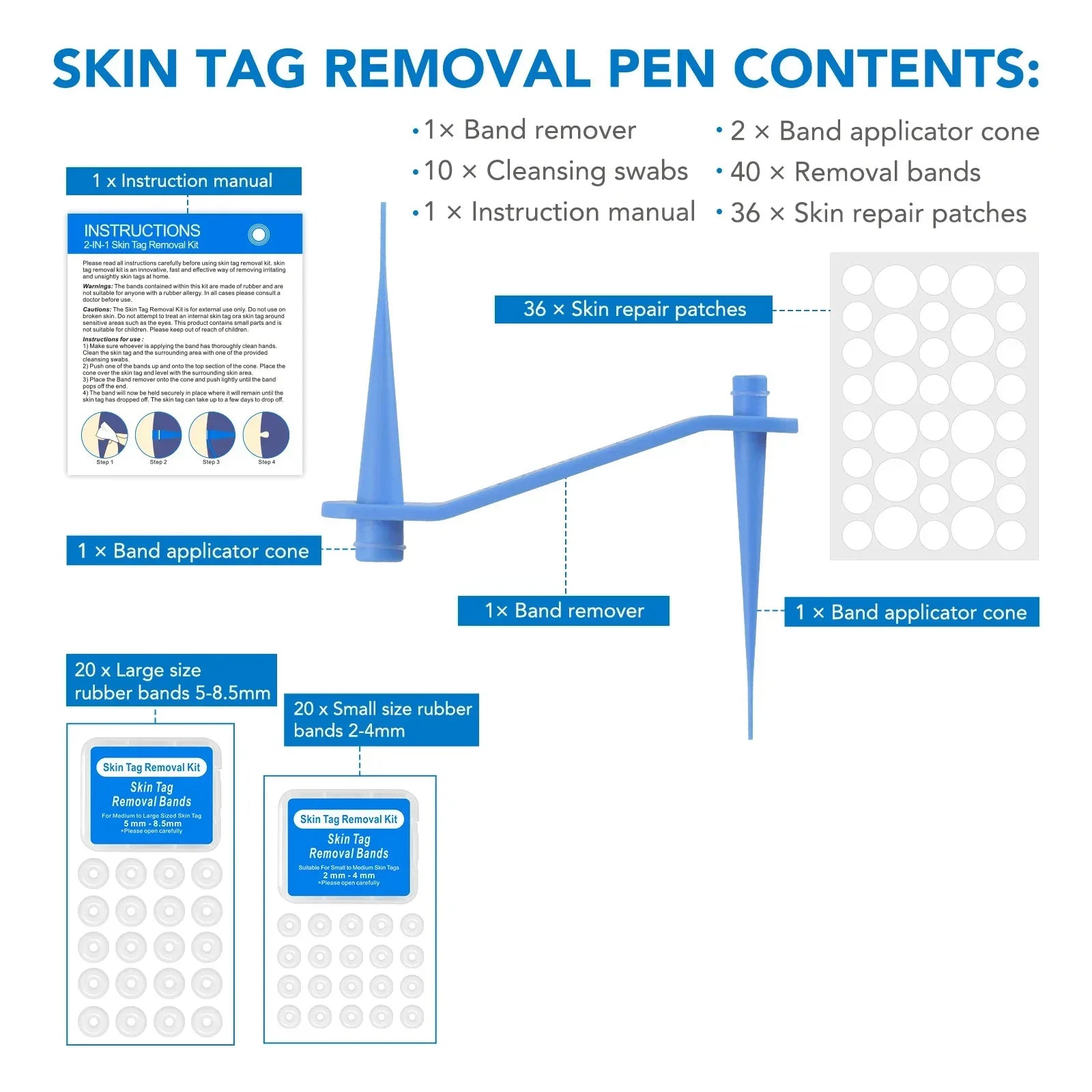 Skin Tag Removal Care Products Simple Wart Removal Tool Set Skin Tag Removeal Tool Easy To Clean Skin Care Tool