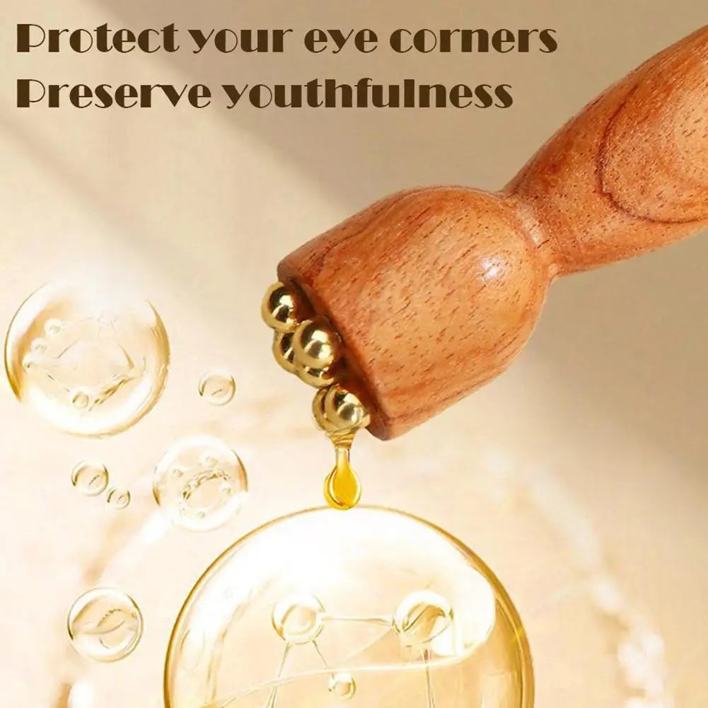 Facial massager tool Lotus Seedpod Shape Massager Sandalwood Face Eye Massage Tools Gua Sha Face Skin Care Massage Sticks