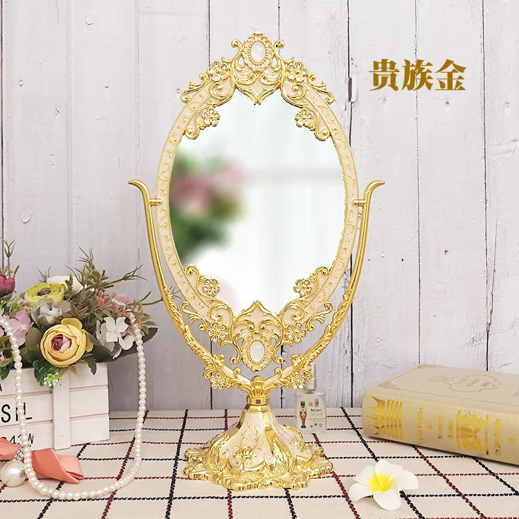 Vanity Dressing Table Mirror Creative Design Luxury Fashion Girls Standing Minimalist Mirror Interior Espelhos Room Decorations