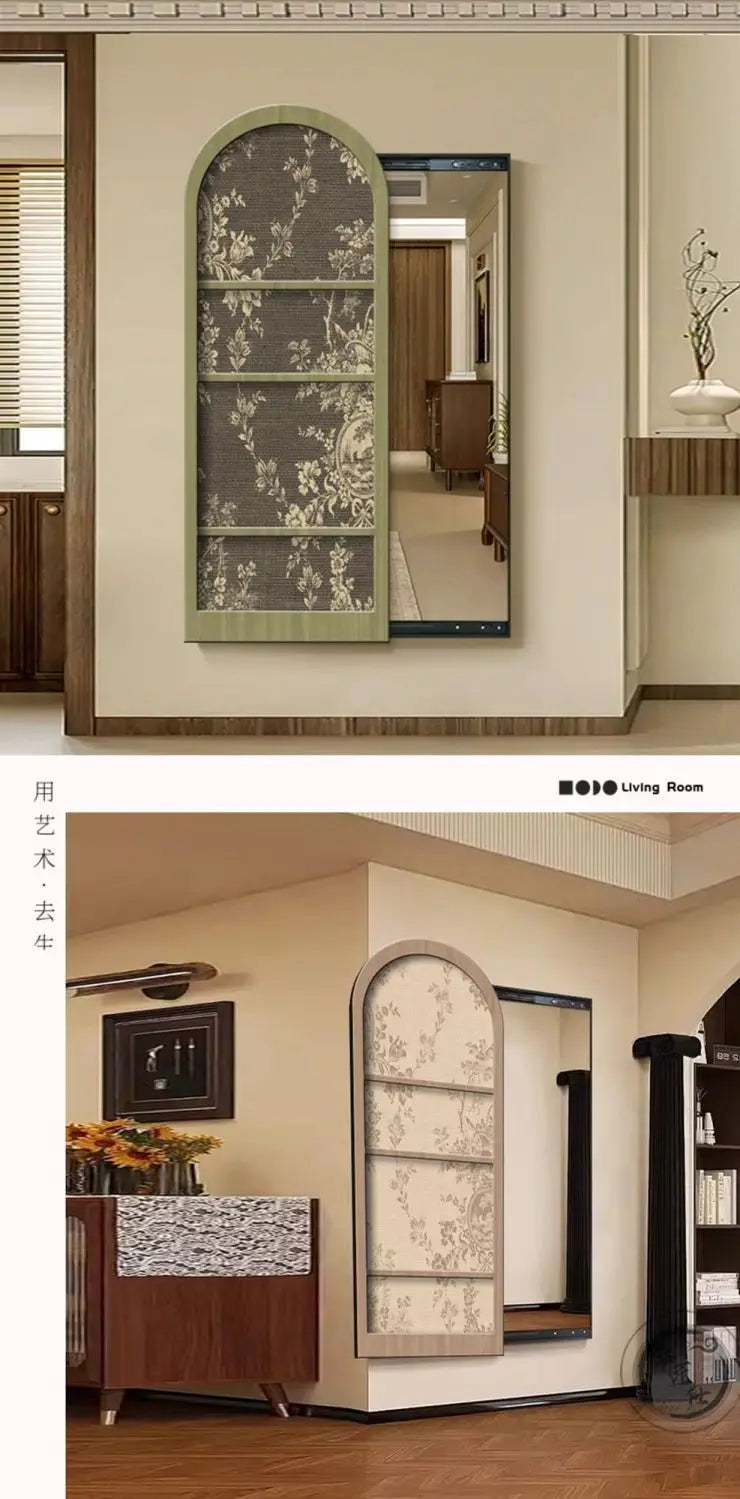 Modern Ornament Mirror Aesthetic Bathroom Flexible Rectangle Mirror Organizer Big Decorazioni Casa Home Furniture Decoraction