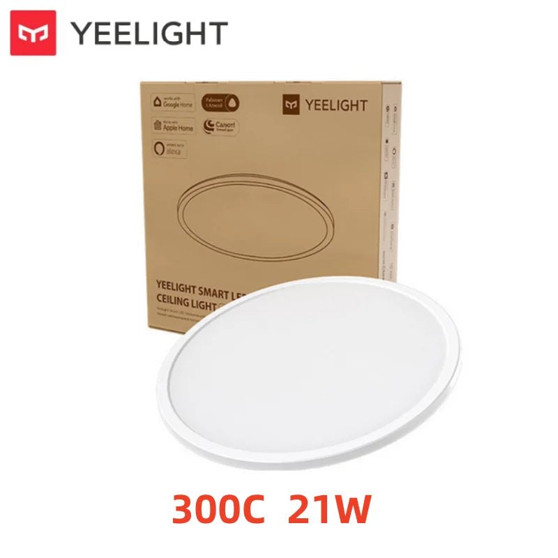 (Global Version) YEELIGHT Smart LED Ceiling Light RGB Slim Wifi Connection 2700-6500K Dimmable Smart Voice Control For Mi Home