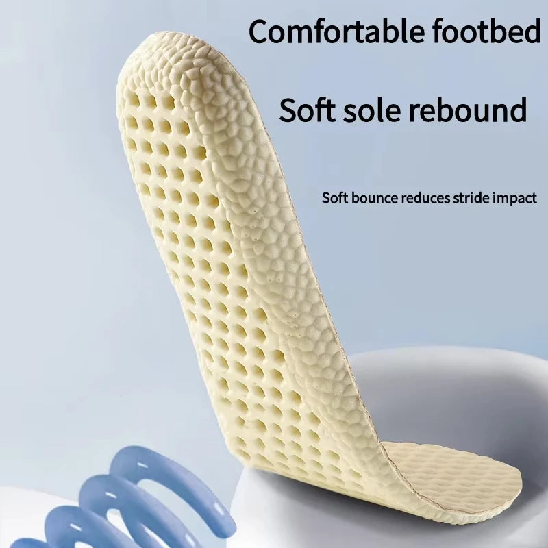 Breathable Basketball Insole Unisex Soft and Comfortable Odor-Resistant Sports Insoles 1Pair