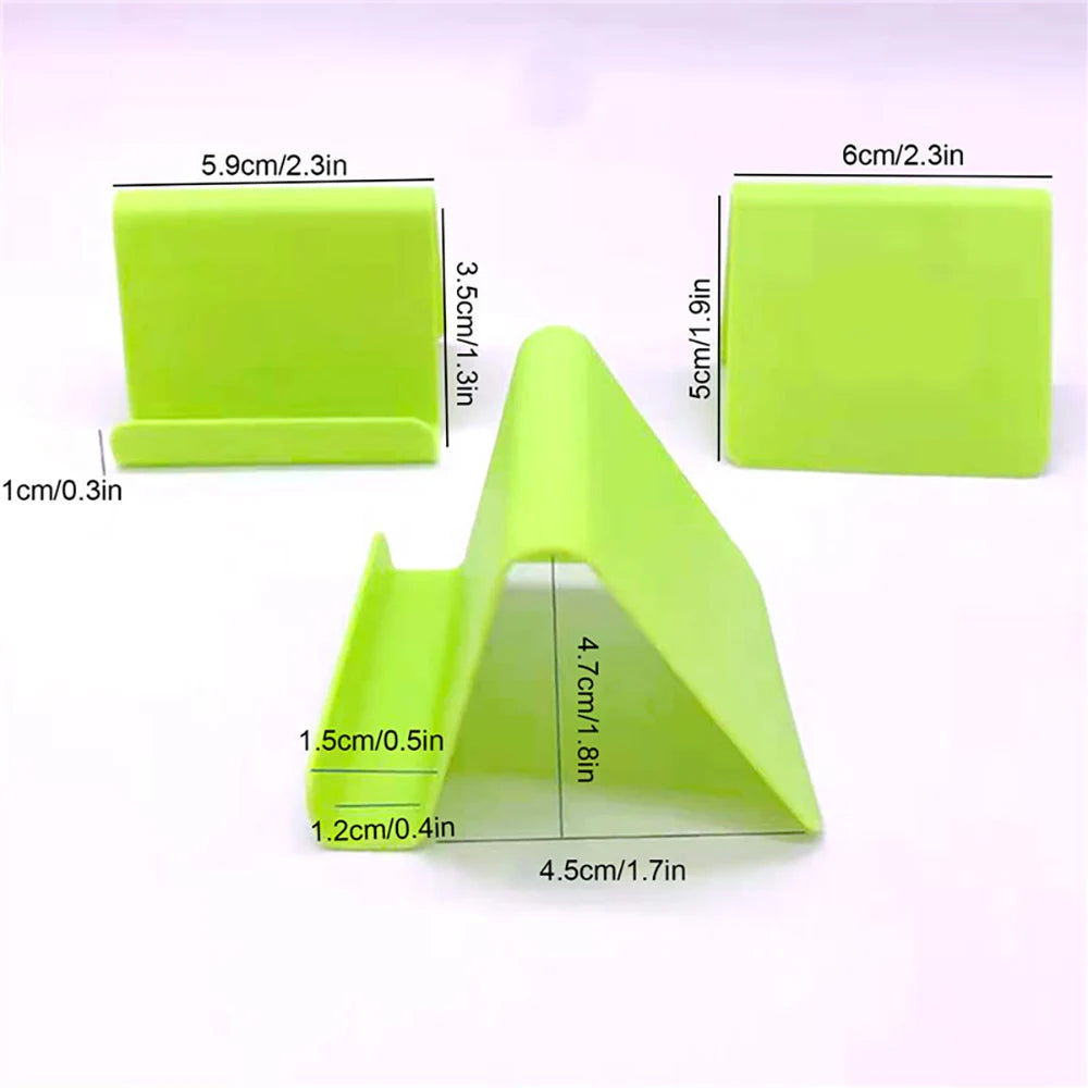 Mini Portable Kitchen Phone Holder Universal Movable Mini Lazy Bracket Fashion Convenience Cellphone Mount Plastic Stand