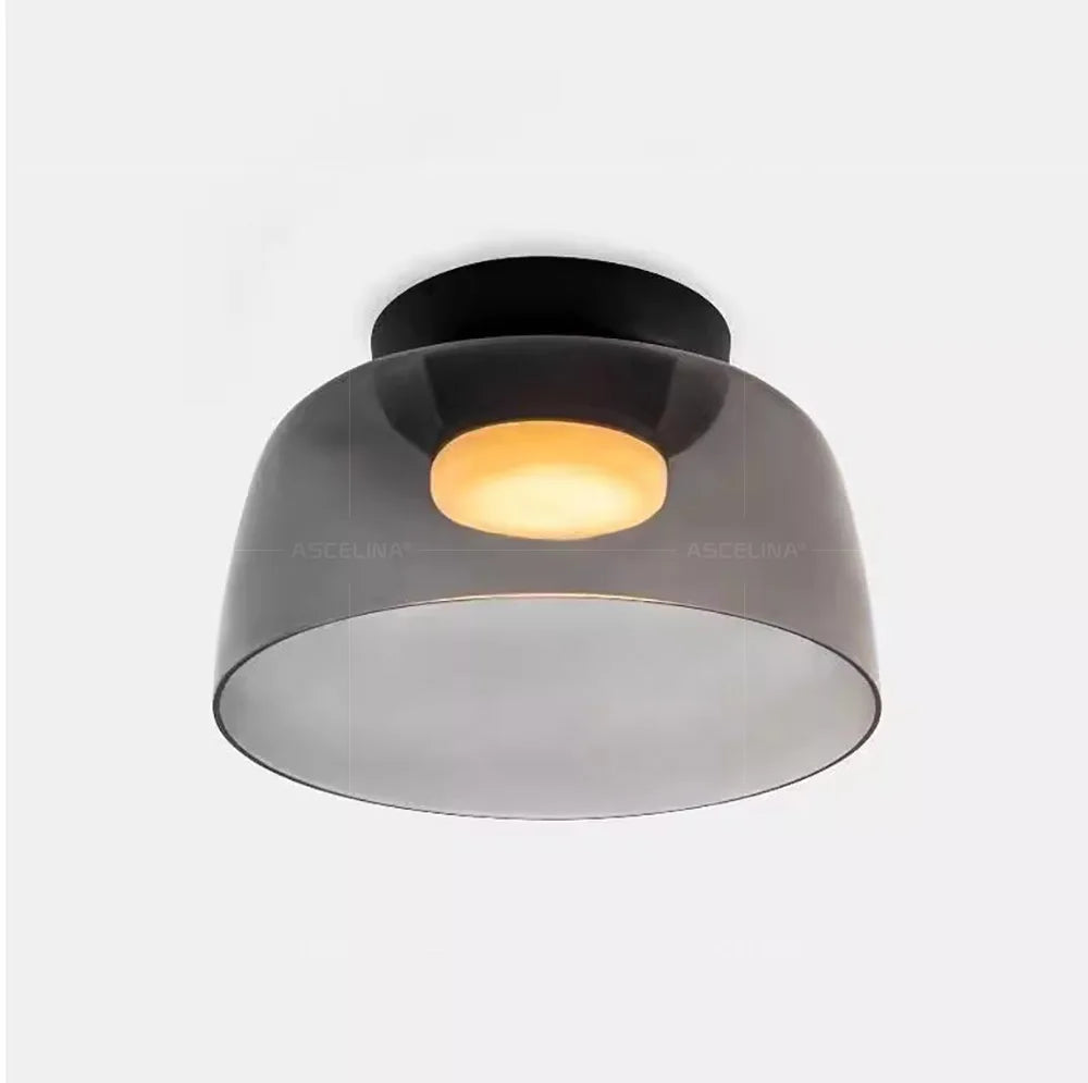 LEVELS Glass Ceiling Lamp Bedroom led Medieval Colourful lamps for Restaurant Creative Dining Room bedroom Balcony hallway Lamps