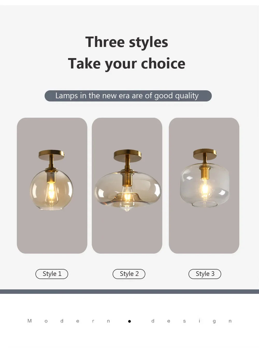 Modern LED Glass Ceiling Light Minimalist Cloakroom Balcony Bedroom Dining Room Lighting Hallway Lamp Indoor Lighting Lampara