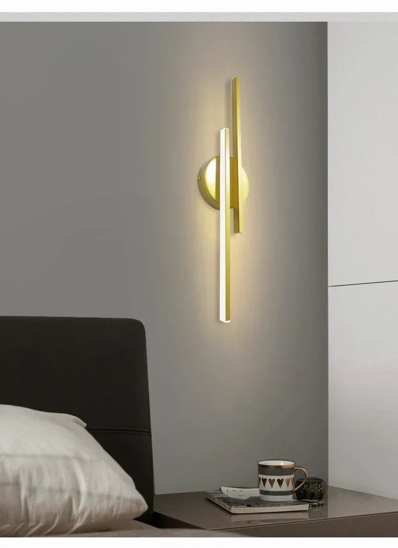 Luxury LED Wall Sconce Lamp Indoor Lighting Fixture  Bedside Bedroom Living Corridor Modern Home Decoration Wall Light Sconces