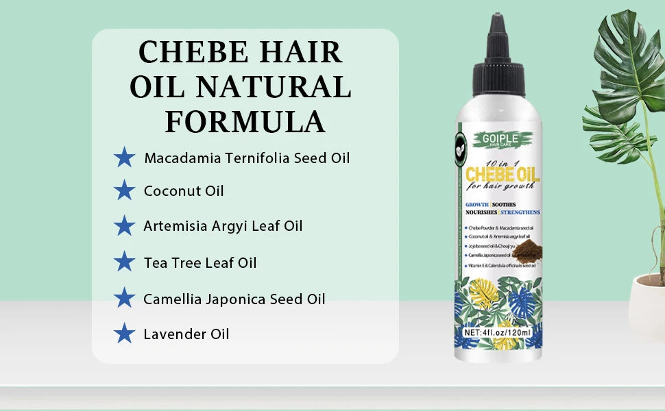Chebe Hair Care Product Nourishing Soothing Scalp Essence Powder Moisturizer Anti-frizz Rosemary Extract Oil Smoothing Hair 5pcs
