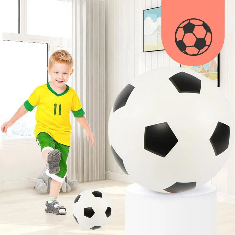 21cm Bouncing Mute Ball Toy Indoor S ilent Basketball Baby Toy Silent Soft Soccer Ball Bounce Basketball Child Sports Games