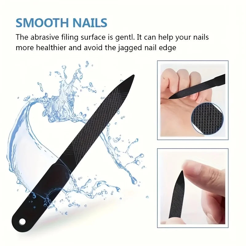 1/5Pcs Nail Care Kit for Ingrown & Thick Toenails - Heavy-Duty Clippers Set with Nail File, Cuticle Nippers, and Grooming Tools
