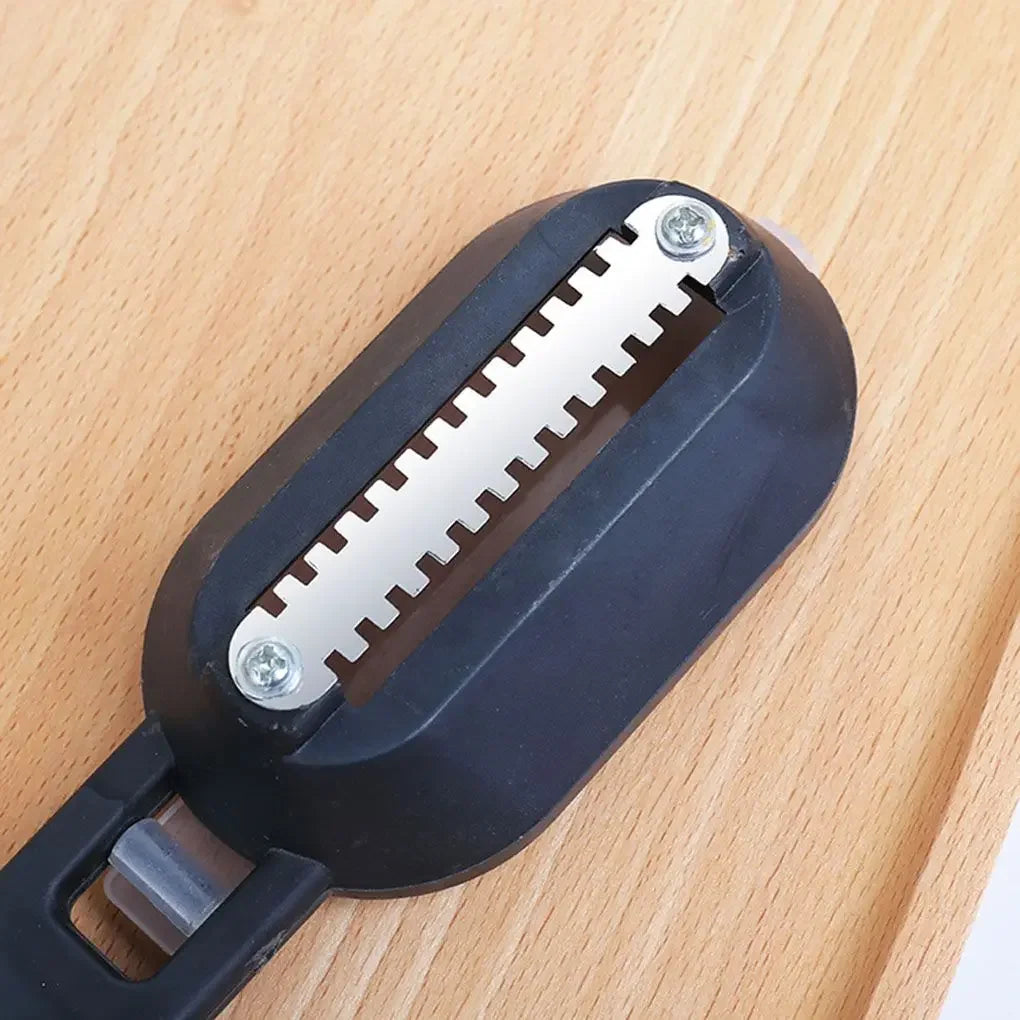 Fish Skin Brush Scraping Fishing Scale Brush Graters Fast Remove Fish Knife Cleaning Peeler Scaler Scraper Seafood Tools