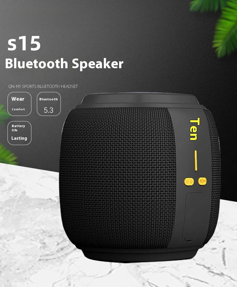 New Bluetooth Speaker: Outdoor, Cycling, Wireless, Portable, TF Card Slot, Bass Boost, Home Desktop Audio.