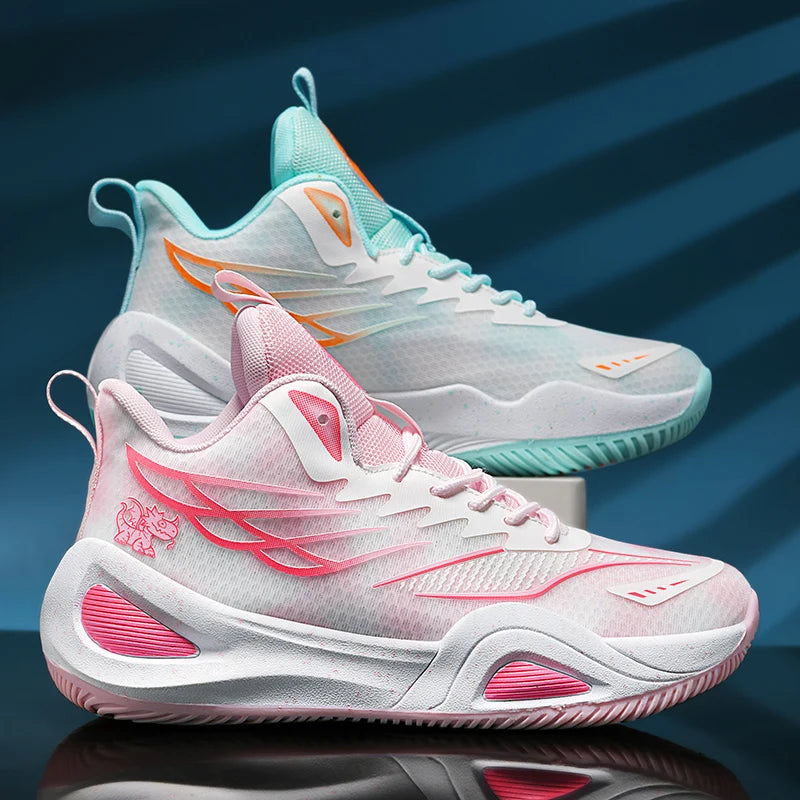 Men's Training Basketball Shoes Anti Slip Durable Cushion Lightweight Breathable Sneakers Outdoor Indoor Athletic Sport Shoes