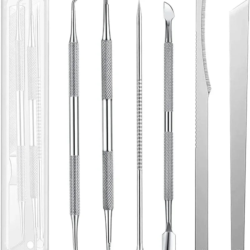 Foot Care Kit Callus Remover File Dead Skin Shaver Cuticle Pusher Pedicure Tools for Hard Tough Skin Beauty Health