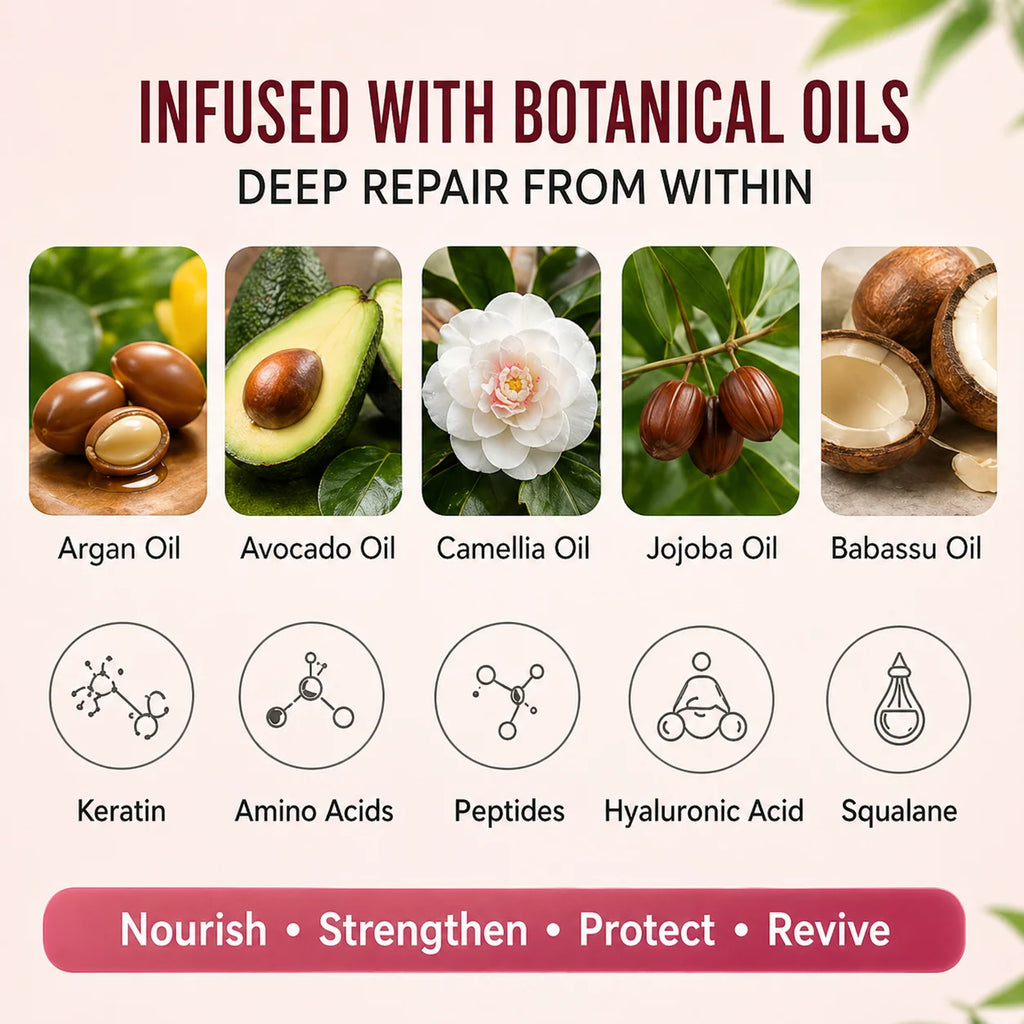 Hair Perfume Oil,40 Mini Bottles Capsules with 10 Scents,2-in-1 Leave-In Hair Serum,for Frizzy,Dry & Damaged Hair Long-Lasting
