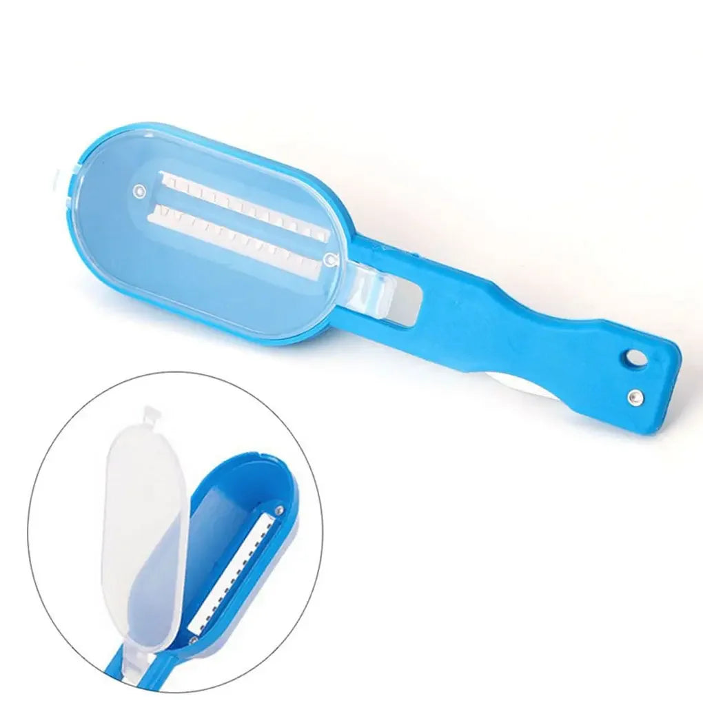 Fish Skin Brush Scraping Fishing Scale Brush Graters Fast Remove Fish Knife Cleaning Peeler Scaler Scraper Seafood Tools
