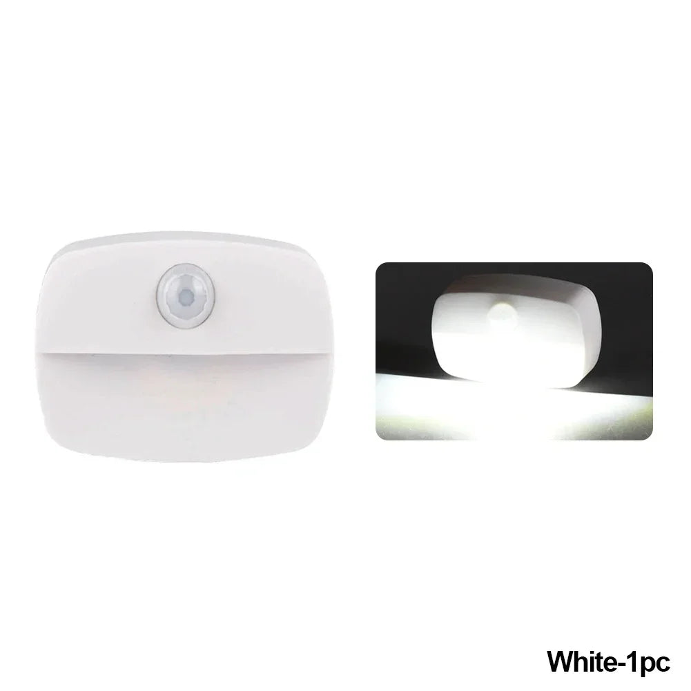 Motion Sensor Smart Led Night Light, Square Lens Eye Protection Bedside Lamp,for Wardrobe,Living Room,Bedroom,Staircase,Camping