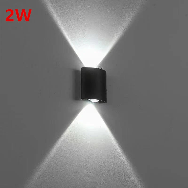 LED Wall Light Waterproof Outdoor Indoor Lighting IP65 AC86-265V 2w 4w for Garden Stair Night Light