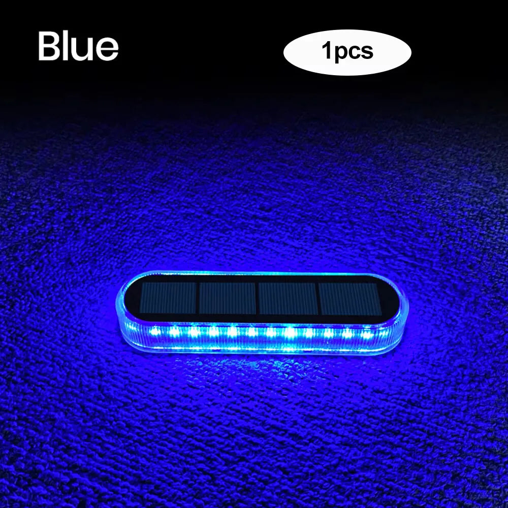 Outdoor Solar Deck Light Waterproof IP68 Stair Lamp with 30 LEDs for Railing Fence Yard Exterior Decorative Lighting