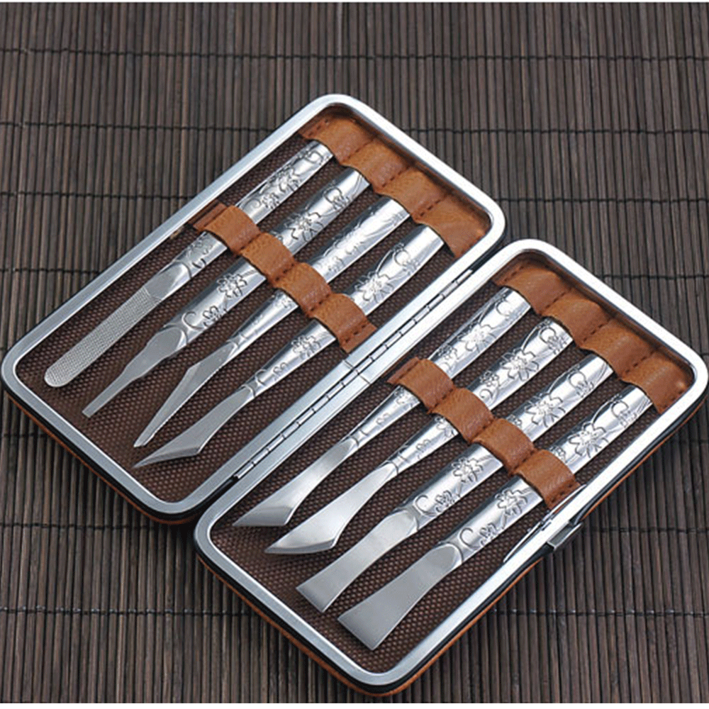 Professional Pedicure Tools Set Manicure Knife Kit Stainless Steel Toe Pedicure Knife Nail Clipper Feet Scraper Dead Skin Remove