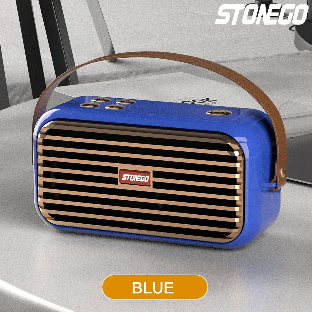Wireless Bluetooth Speaker with Stereo Sound Extended Bass TWS Bluetooth 5 0 TF Card USB AUX Audio Input
