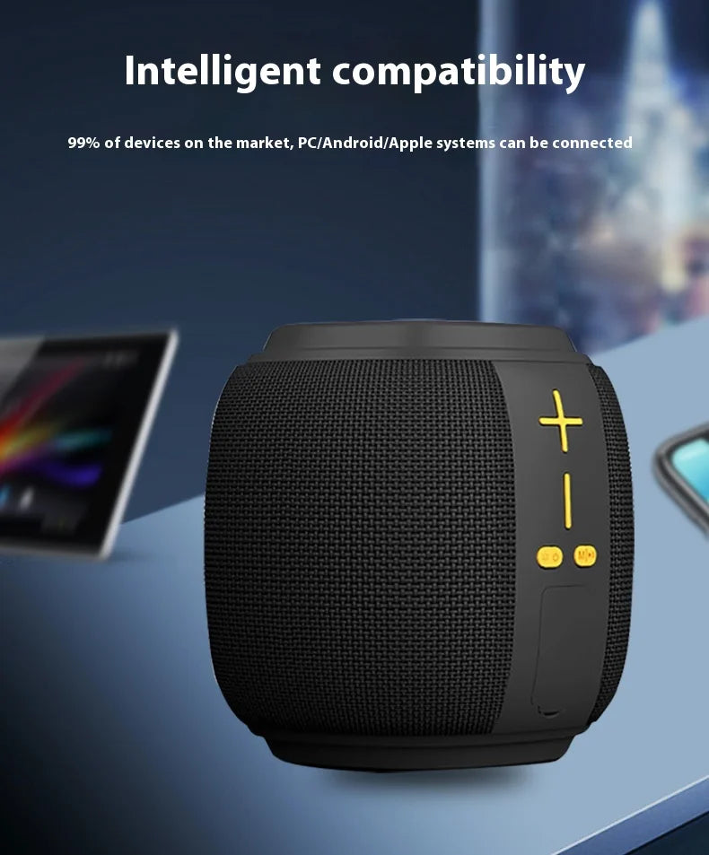 New Bluetooth Speaker: Outdoor, Cycling, Wireless, Portable, TF Card Slot, Bass Boost, Home Desktop Audio.